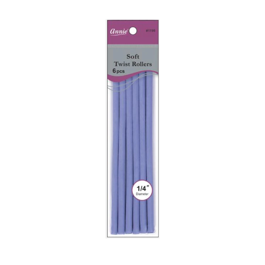 1/4in. Soft Twist Rollers: Lavender