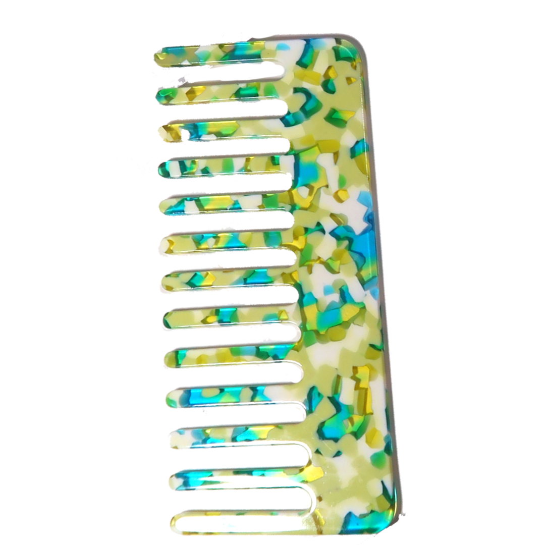 Marbleized Wide Tooth Combs