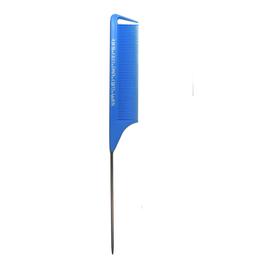 "Nappy, Curly, Kinky, Coily, Black" Parting Comb