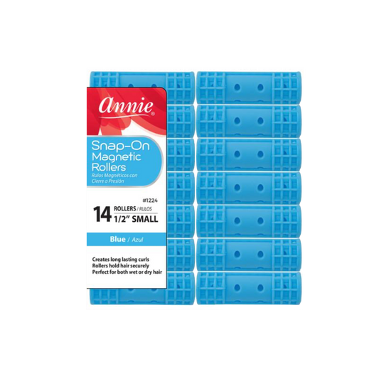 Small Snap-On Magnetic Rollers: Blue