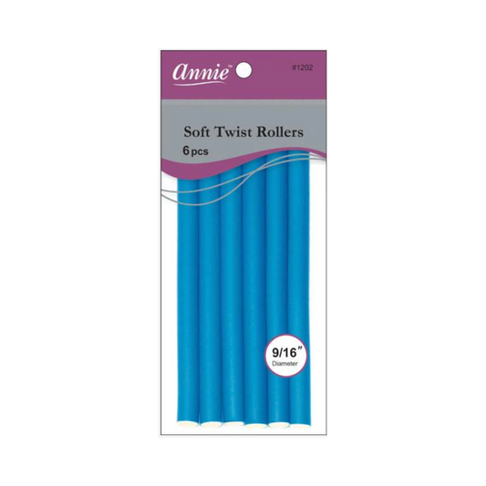 9/16in. Soft Twist Rollers: Blue