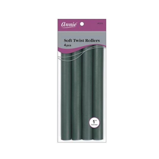 1in. Soft Twist Rollers: Dark Green