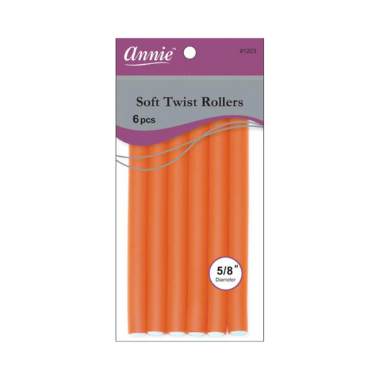 5/8in. Soft Twist Rollers: Orange