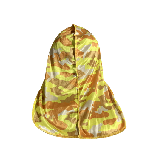 Yellow Camouflage Durag