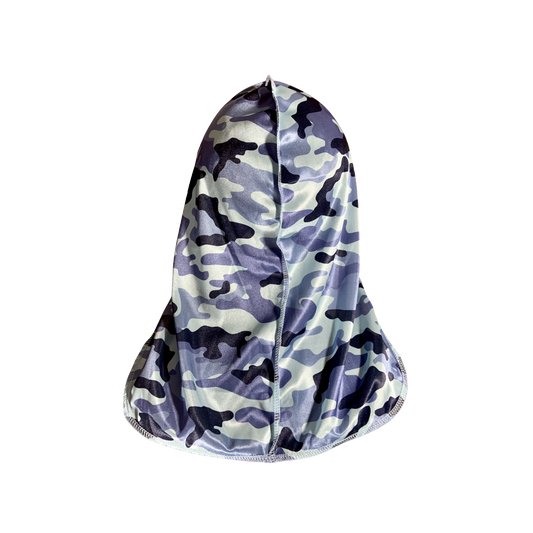 Blue Camouflage Durag