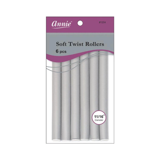 11/16in. Soft Twist Rollers: Gray