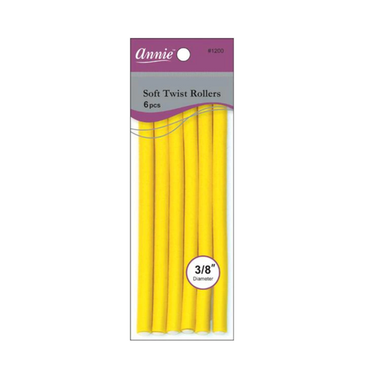 3/8in. Soft Twist Rollers: Yellow